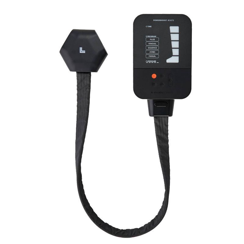 slide 2 of 11, Sharper Image Powerboost Boots Air Compression Electric Leg Massager: Heat Therapy, Plastic Material, 1 ct