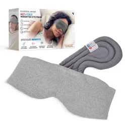 Sharper Image Hot and Cold Weighted Eye Mask: Fabric Polyester Relaxation Therapy