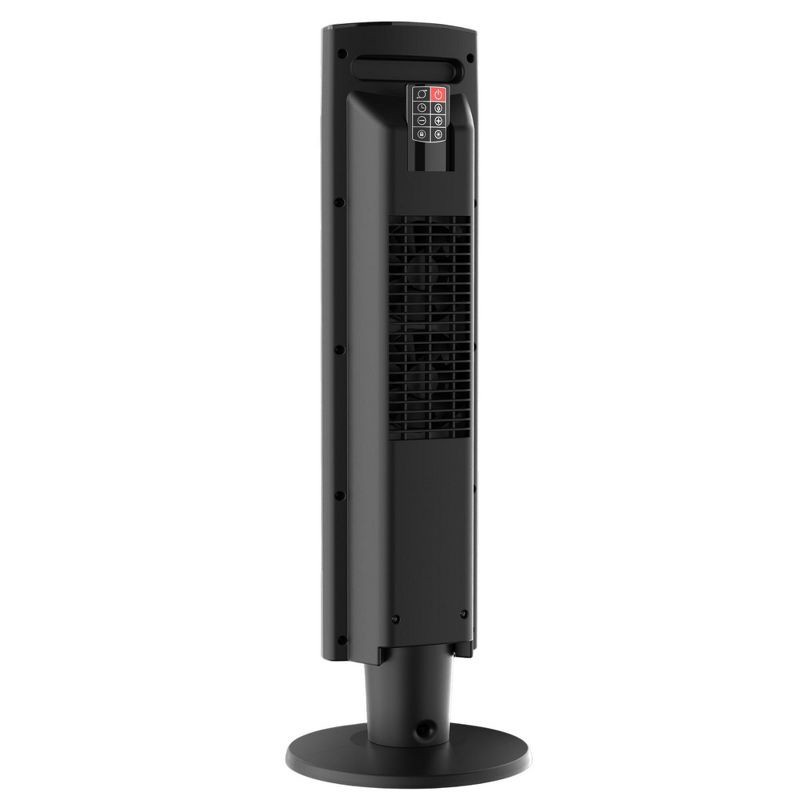 slide 8 of 10, Lasko Ceramic Pedestal Heater with Remote Control: 1500W, Adjustable Thermostat, Portable, LED Display, ETL Listed, 1 ct