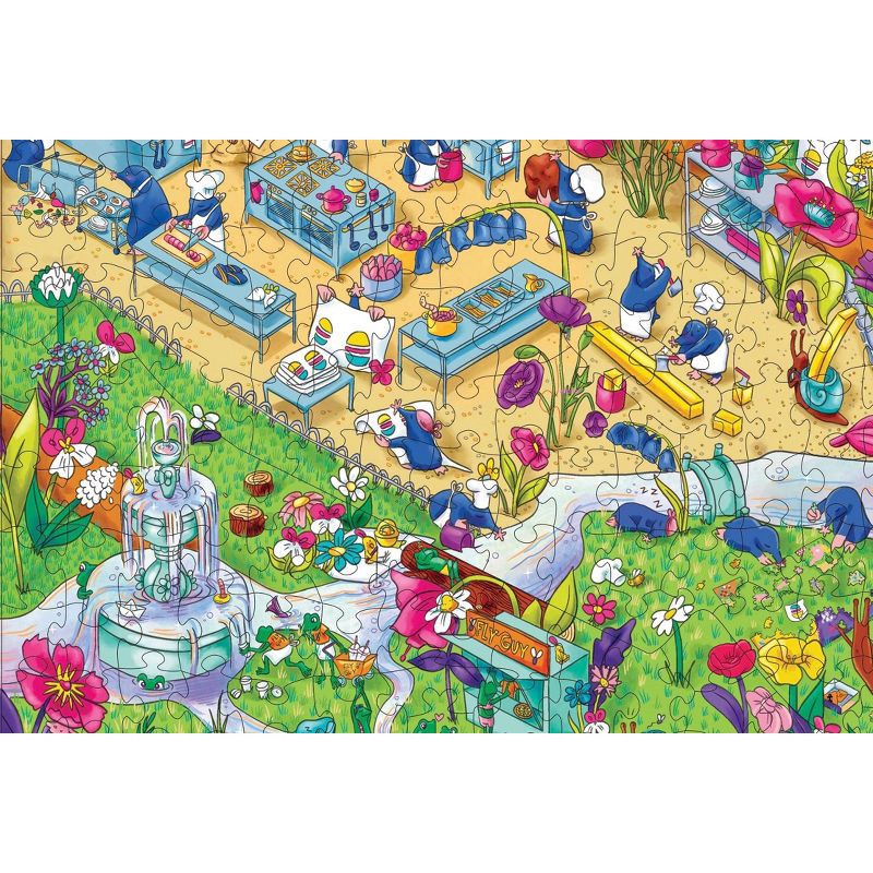 slide 3 of 5, Magic Puzzle Company The Forest Feast Jigsaw Puzzle - 1000pc: Memory & Fine Motor Skills, Paper Collage, 1000 ct