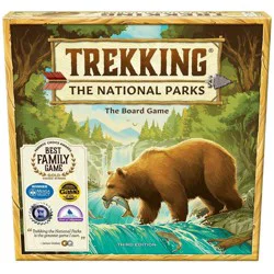 Underdog Games Underdogs Trekking The National Parks Family Board Game: Geography Educational Playtime 30-45 Min, 1-5 Players