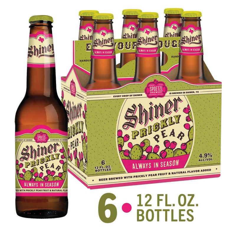 slide 3 of 3, Shiner Prickly Pear Beer - 6pk/12 fl oz Bottles, 6 ct; 12 fl oz