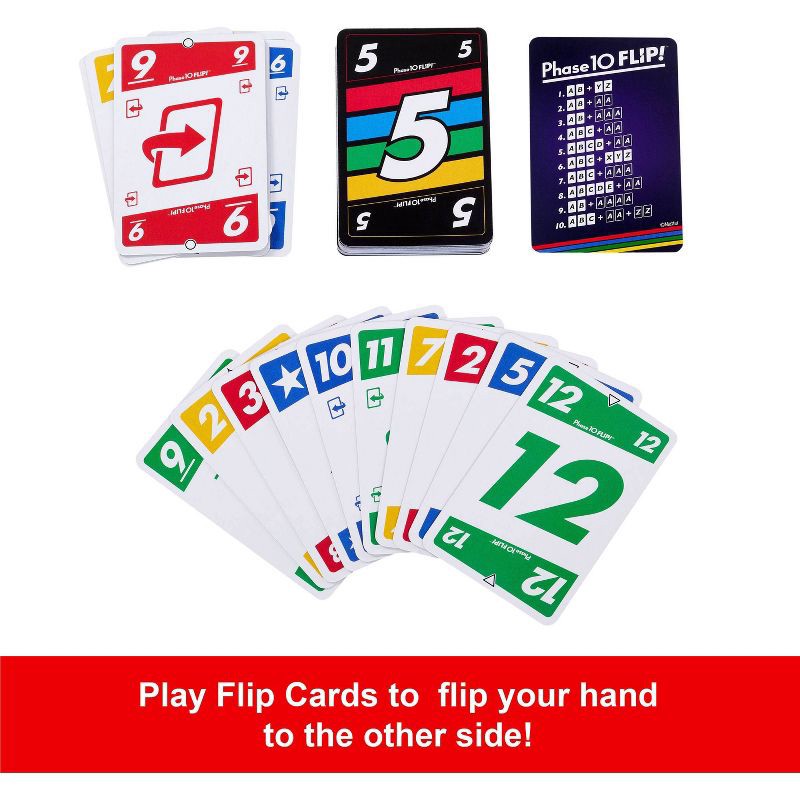 slide 4 of 6, Mattel Phase 10 Flip Card Game, 1 ct