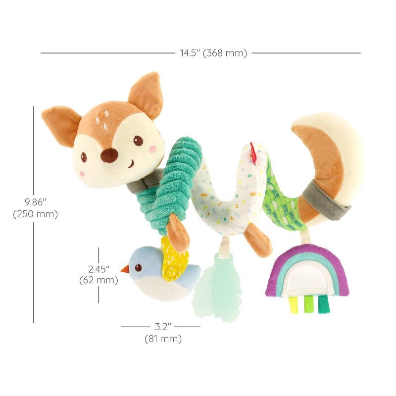 slide 5 of 5, Infantino Spiral Activity Toy - Neutral Deer, 1 ct