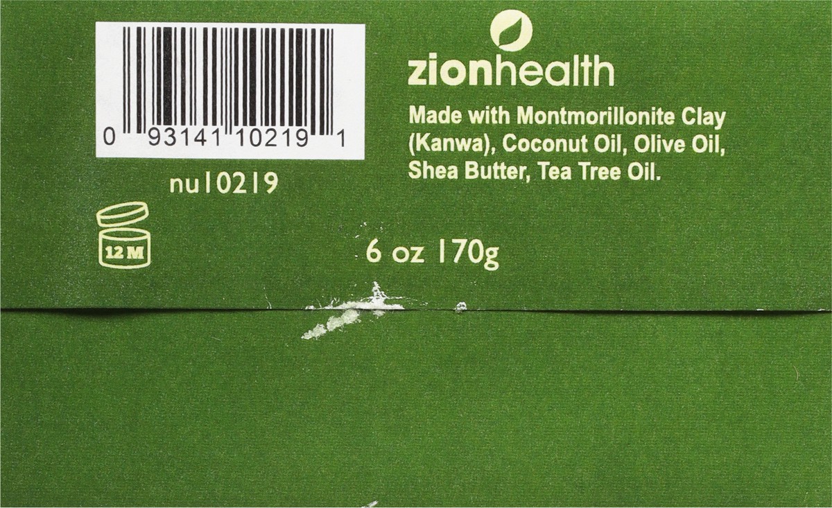 slide 11 of 12, Zion Health Ancient Clay Tea Tree Oil Soap 6 oz, 6 oz