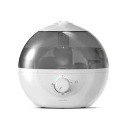 HoMedics Top-Fill Easy to Clean Ultrasonic Cool Mist Humidifier with Night Light and Aromatherapy: 300-500 sq. ft., No Filter Needed, 30-Hour Run Time