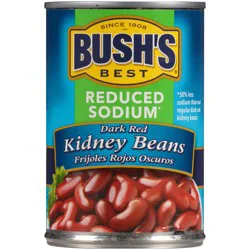 Bush's Best Reduced Sodium Dark Red Kidney Beans 16 oz
