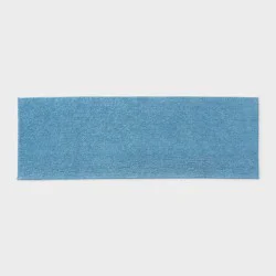 20"x58" Everyday Chenille Bath Rug Quilt Blue - Room Essentials™