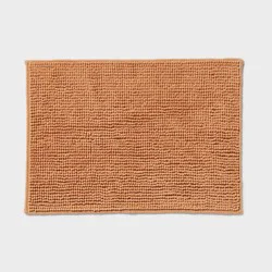 17"x24" Everyday Chenille Bath Rug Copper - Room Essentials™
