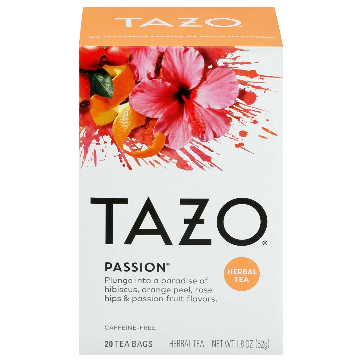 slide 1 of 1, Tazo Passion Tea, 20 ct