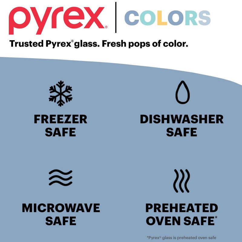 slide 4 of 7, Pyrex® Sculpted Tinted 9"x13" Baking Dish Smoke: Glass Bakeware, Dishwasher-Safe, 2-Year Warranty, 1 ct