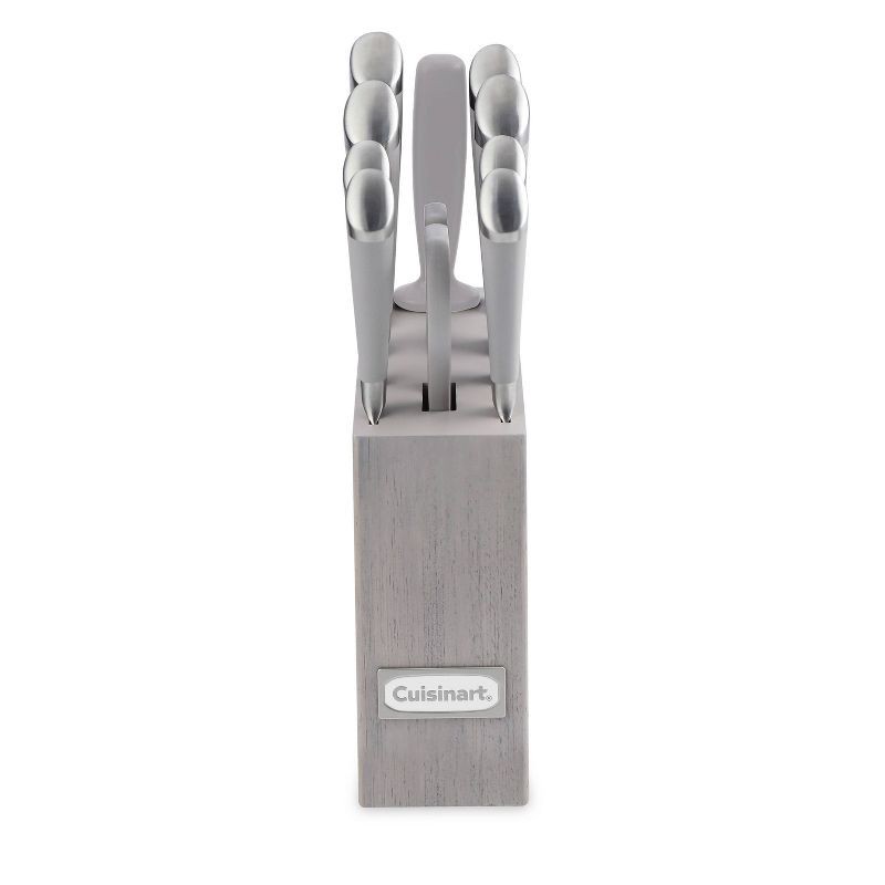 slide 6 of 17, Cuisinart Classic 11pc Color Soft Touch Stainless Steel Modern Cutlery Block Set Gray: Knife Set with Comfort-Grip Handle, 11 ct