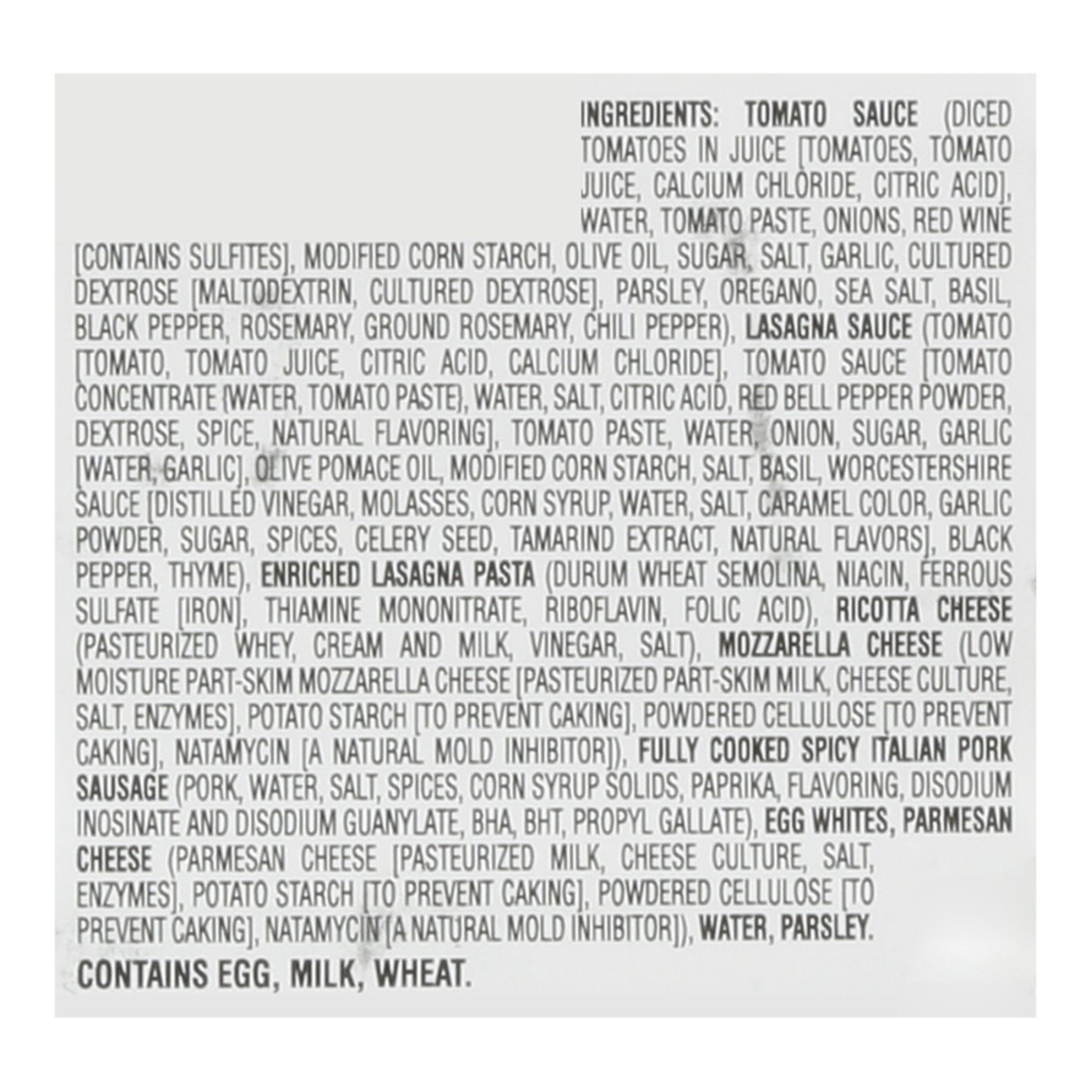 slide 7 of 13, ReadyMeals Italian Style Lasagna Flavored with Sausage 43 oz, 43 oz