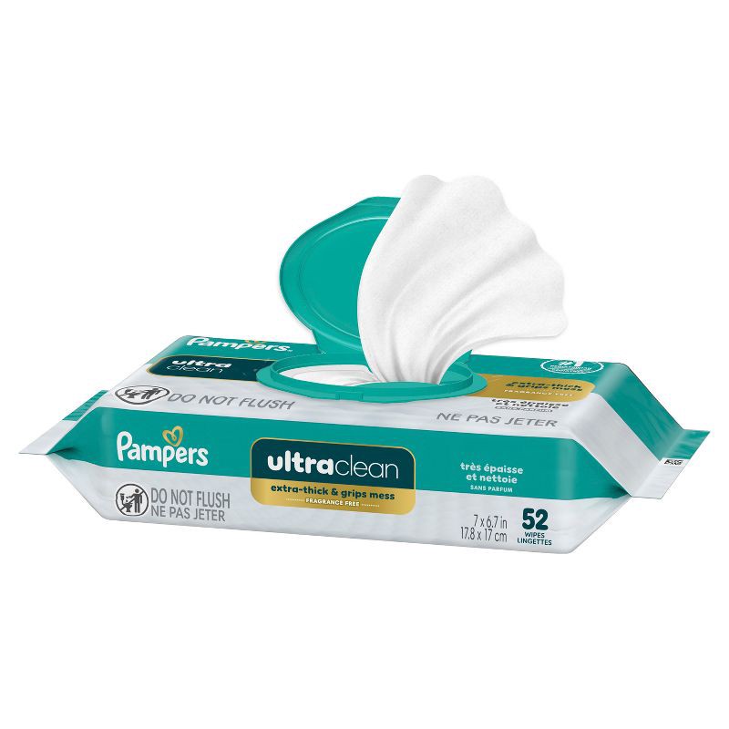 slide 11 of 13, Pampers Ultra Clean Baby Wipes - 52ct, 52 ct