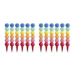 12ct Stackable Crayon - Spritz™: Multi-Colored Party Favors, Ages 4+, Choking Hazard Warning