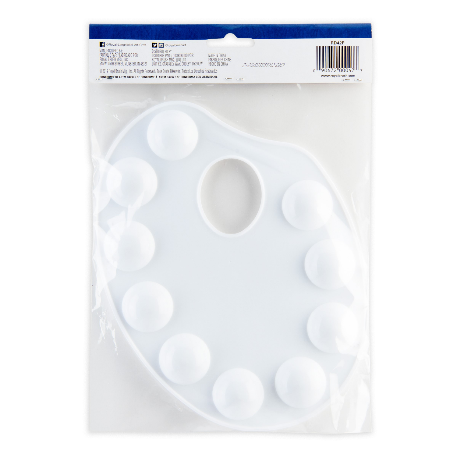 slide 2 of 3, Royal & Langnickel Oval Palette, 1 ct