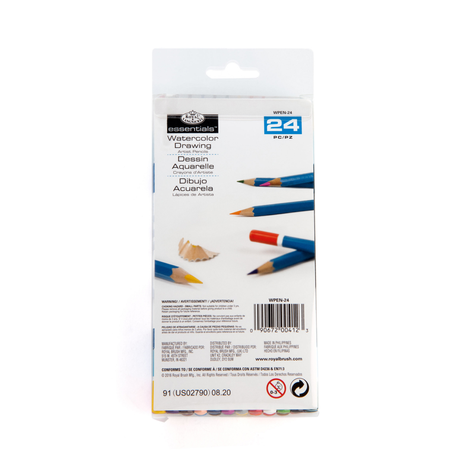 slide 2 of 2, Royal & Langnickel 24 Pc Watercolor Pencils, 24 ct