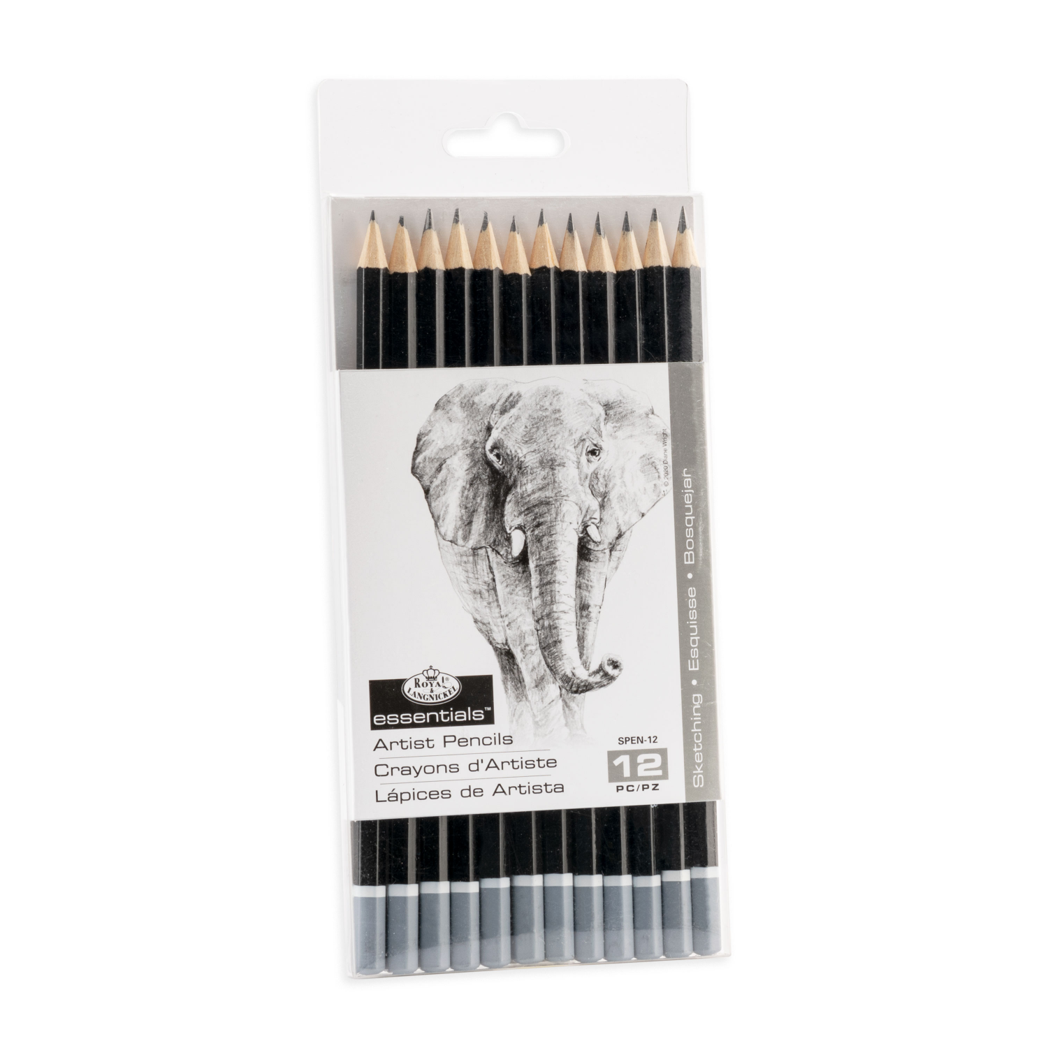 slide 5 of 6, Royal & Langnickel Essentials Artist Pencils, 12 ct