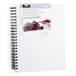Royal & Langnickel Essentials Canvas Sketchbook, 8-1/4'' x 11-3/4'', White