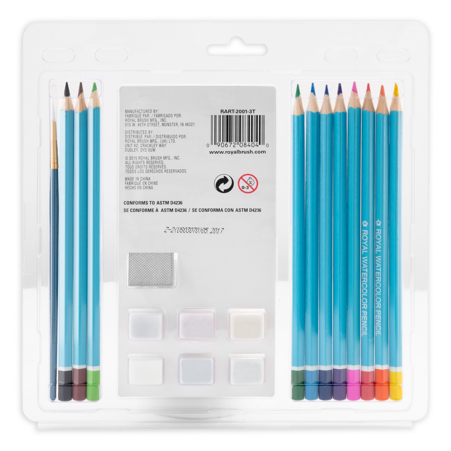 slide 2 of 2, Royal & Langnickel Watercolor Pencil Set, 19 ct