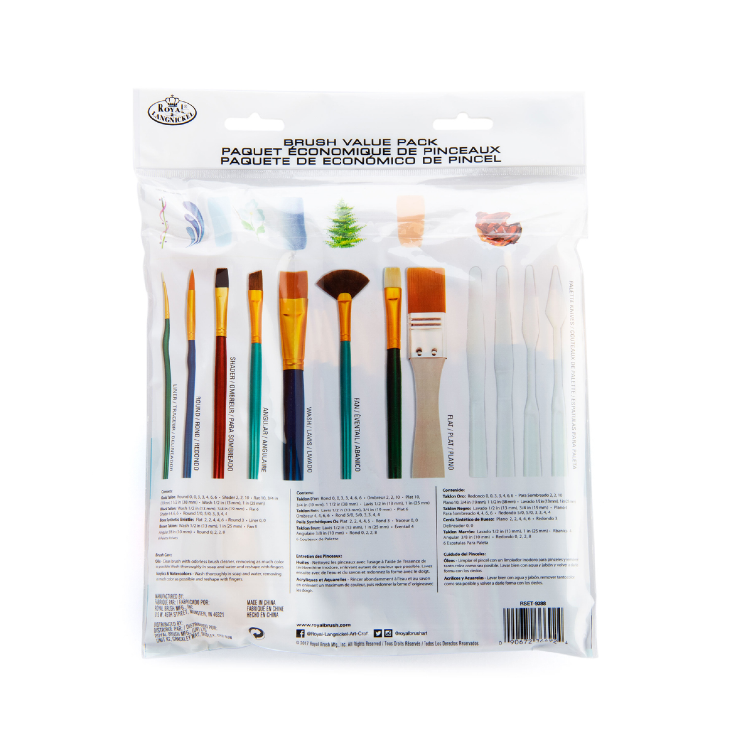 slide 2 of 2, Royal Langnickel Artist Brush Value Pack, 50 ct