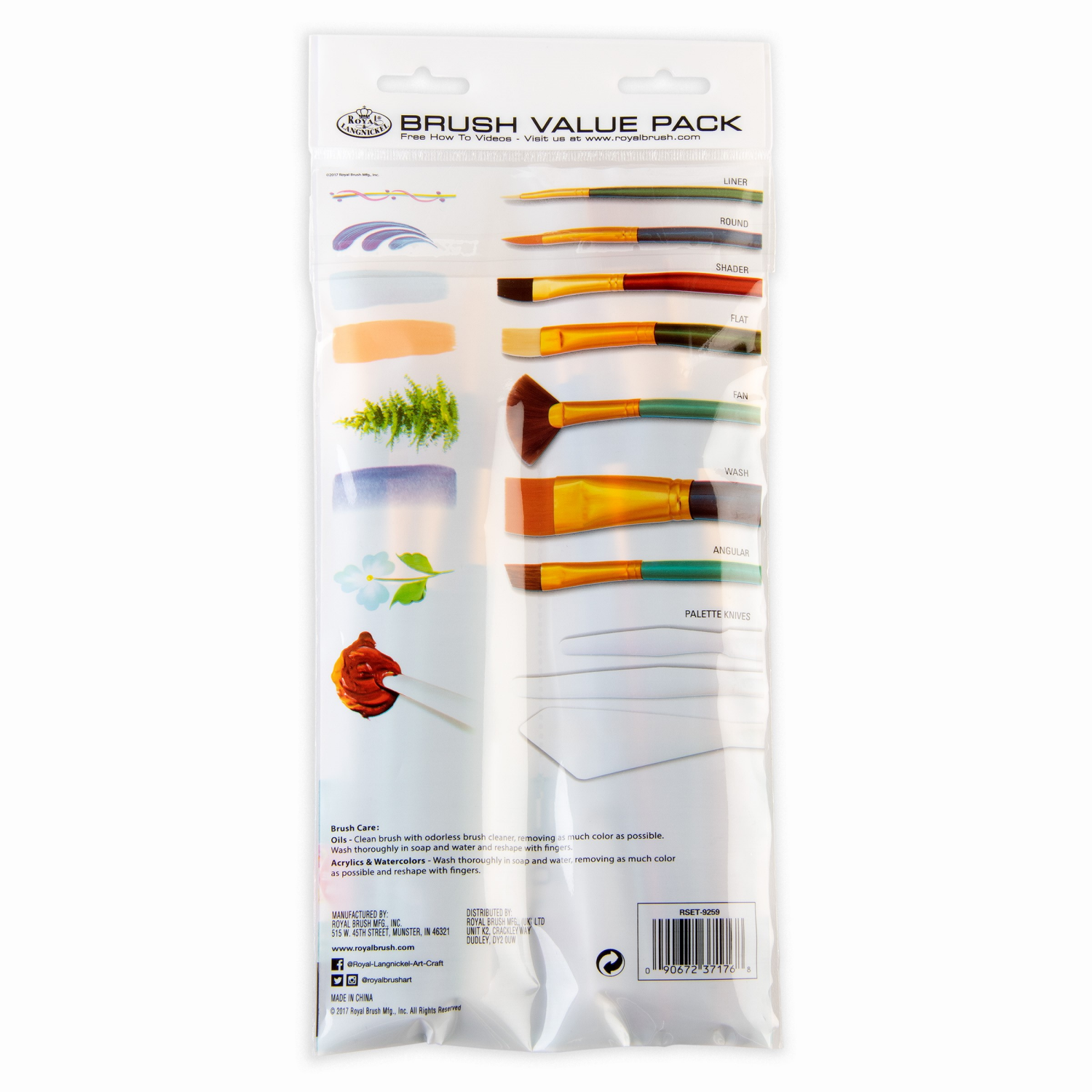 slide 2 of 3, Royal & Langnickel All Media Artist Brush Pack, 25 ct