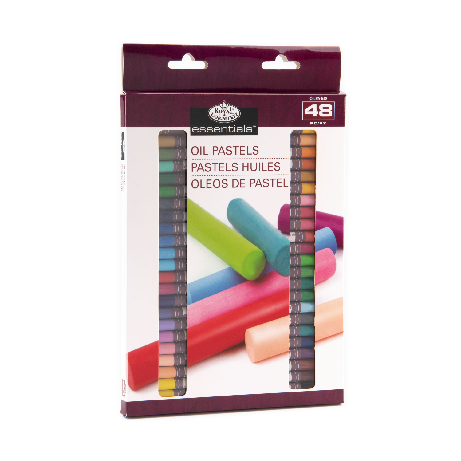 slide 5 of 6, Royal & Langnickel Essentials Small Oil Pastel Set, Assorted Colors, 48 ct