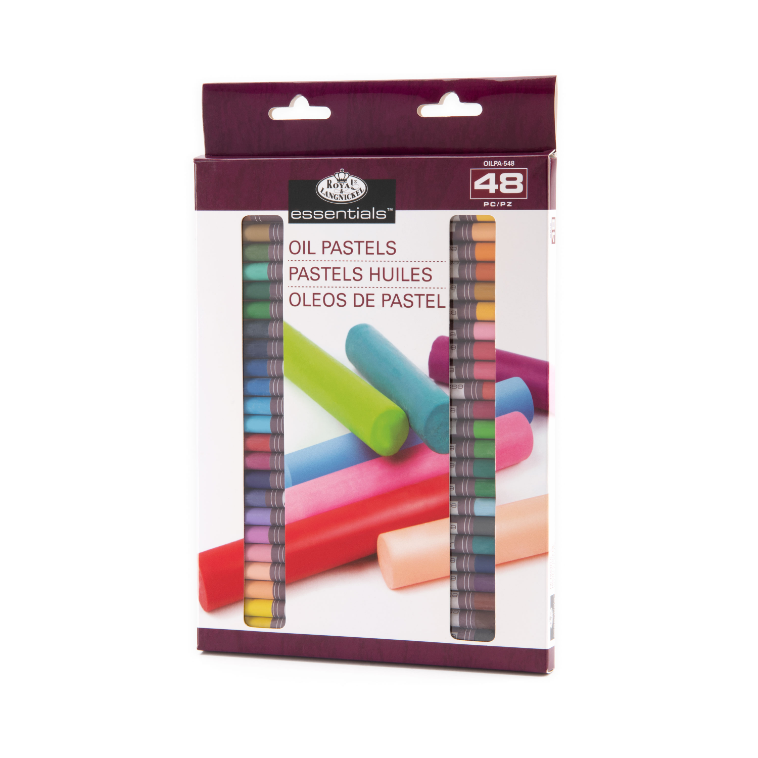 slide 6 of 6, Royal & Langnickel Essentials Small Oil Pastel Set, Assorted Colors, 48 ct