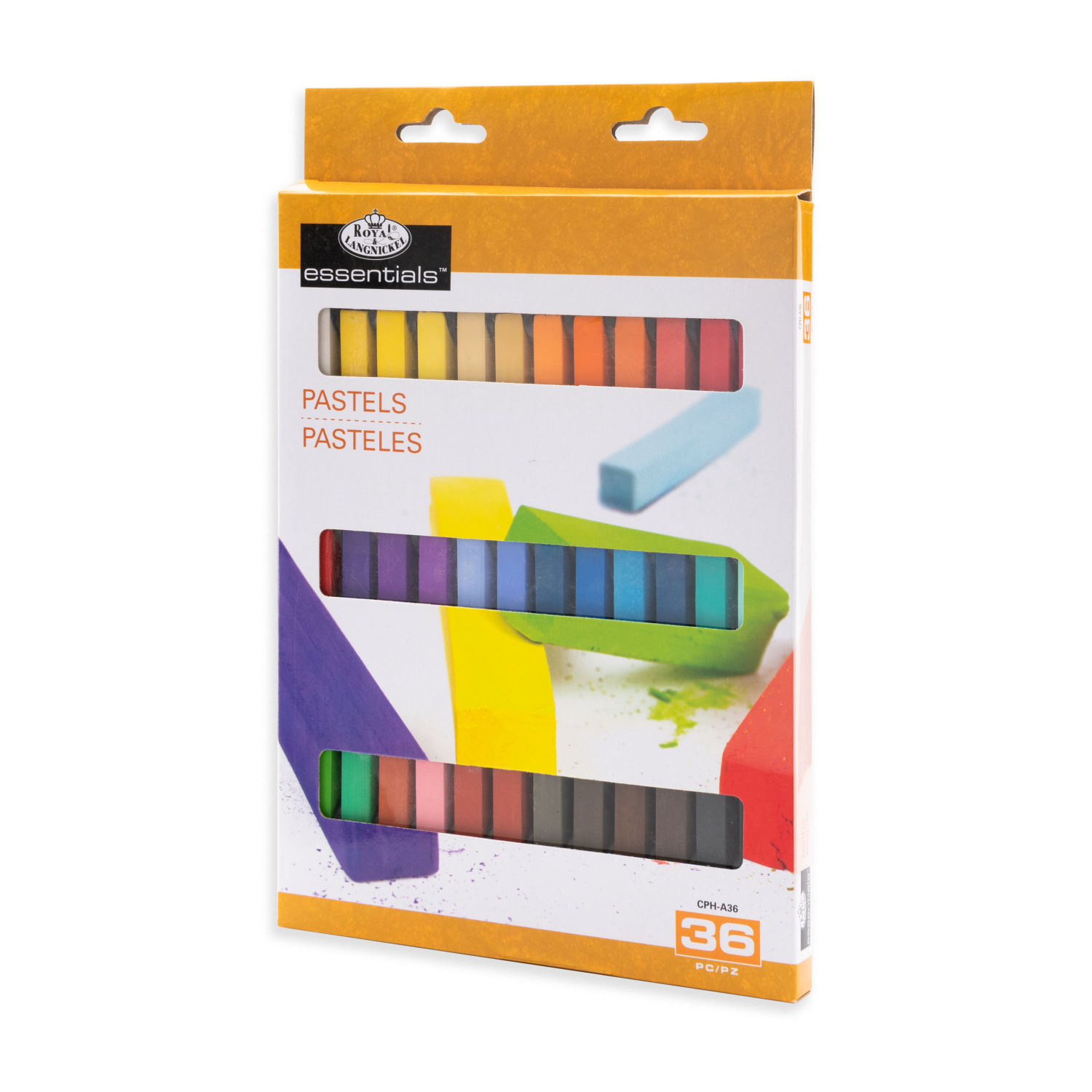 slide 6 of 7, Royal & Langnickel Essentials Soft Pastels, Assorted Colors, 36 ct