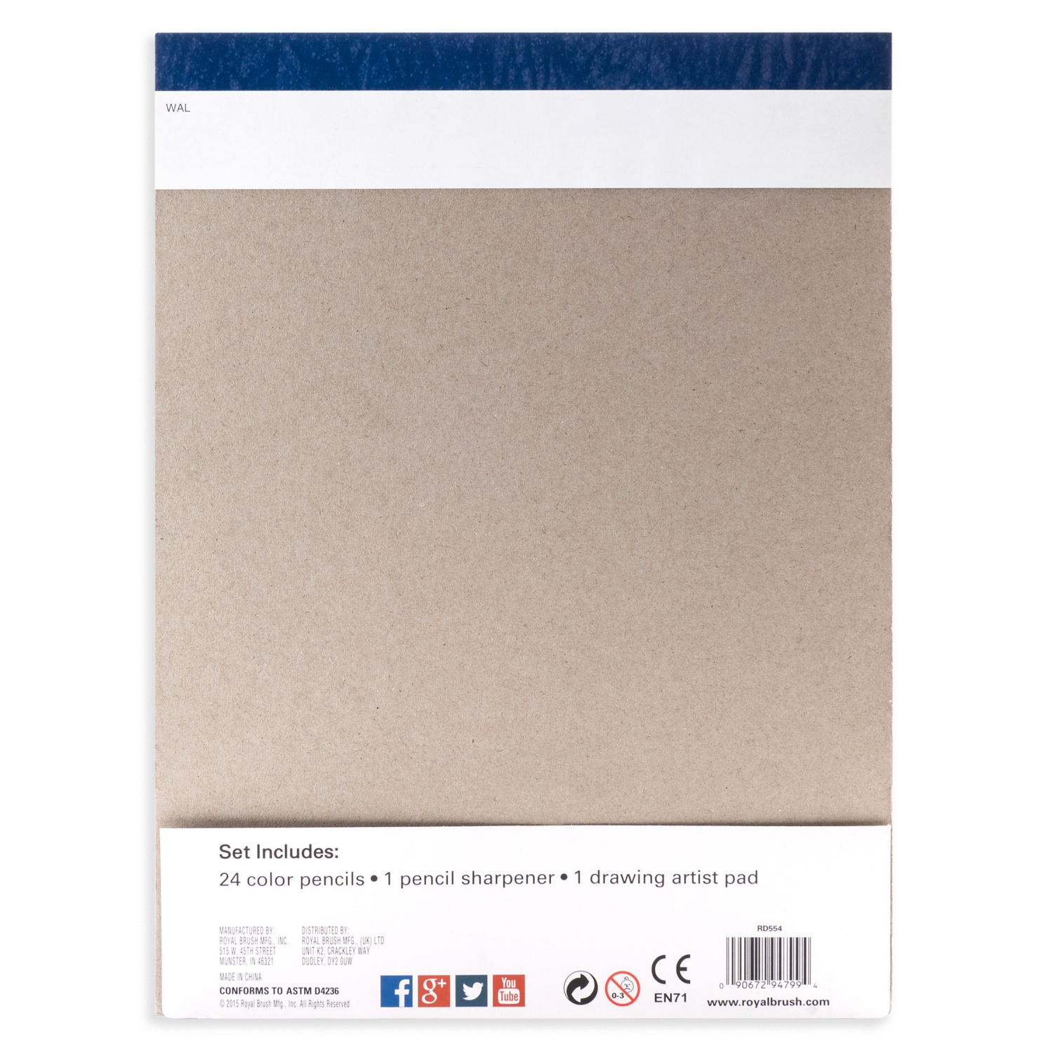 slide 2 of 3, Royal & Langnickel Essentials Drawing Artist Pack, 26 ct