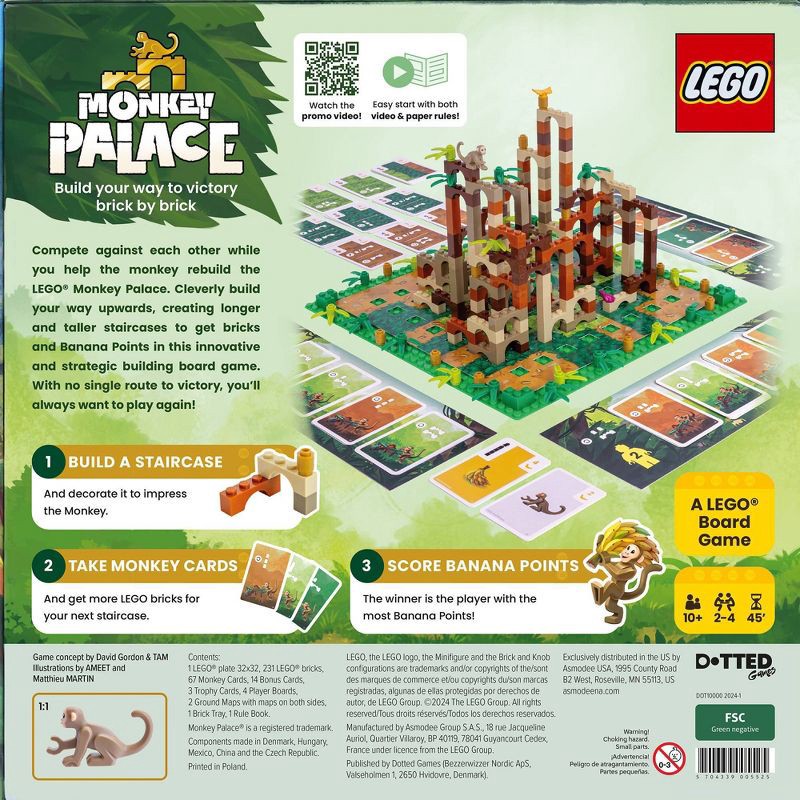 slide 2 of 4, Asmodee Lego Monkey Palace Game, 1 ct