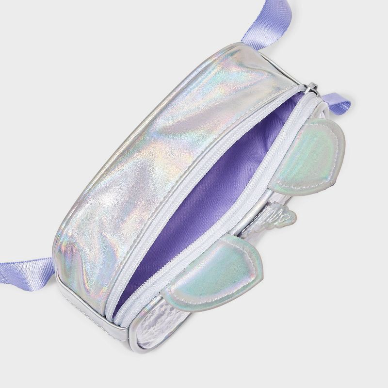 slide 3 of 4, Girls' Unicorn Fanny Pack - Cat & Jack™: Shell, Zip Closure, 28" Strap, Solid Pattern, 1 ct