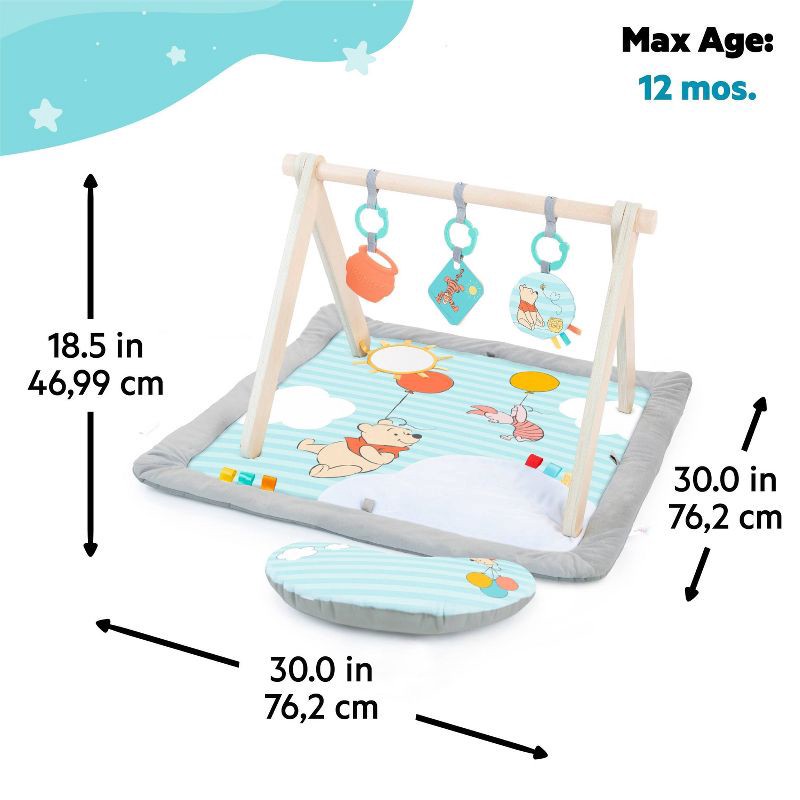 slide 8 of 15, Bright Starts Winnie The Pooh Once Upon a Tummy Time Baby Playmat, 1 ct