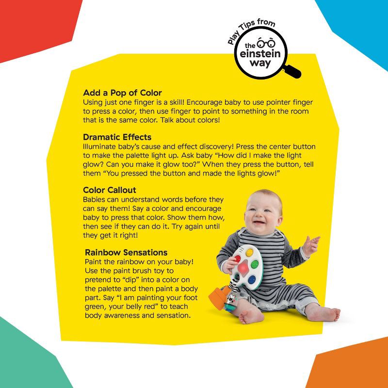 slide 9 of 12, Baby Einstein Color Palette Popper Sensory Learning Toy, 1 ct