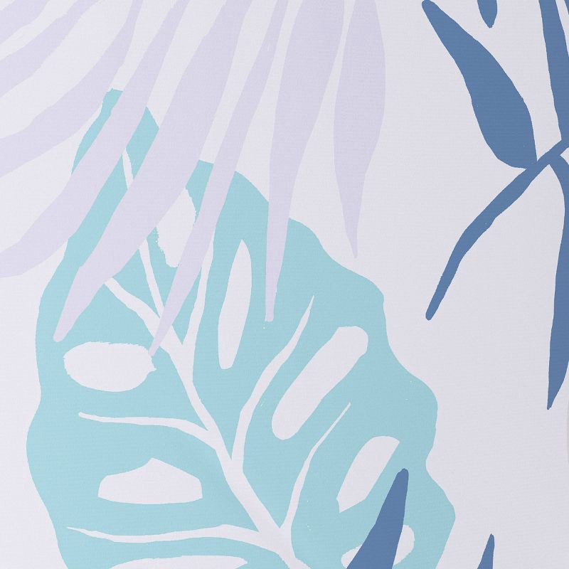 slide 7 of 7, 6' Outdoor Patio Beach Umbrella with Fringe Blue - Sun Squad™, 1 ct