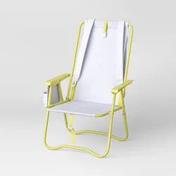 Outdoor Portable Backpack Beach Chair White - Sun Squad™