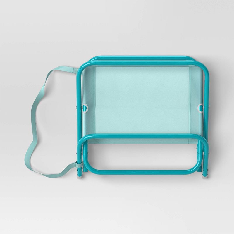 slide 4 of 7, Outdoor Portable Beach Sand Chair Aqua Green - Sun Squad™, 1 ct