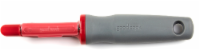 slide 1 of 1, Good Cook Pro Swivel Peeler - Gray/Red, 1 ct