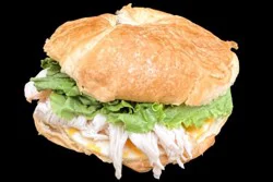 Roundy's Turkey, Colby Jack Cheese and Lettuce Croissant Sandwich