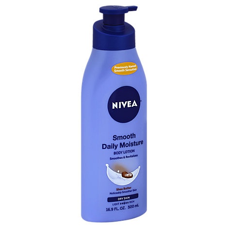 slide 1 of 1, Nivea Body Lotion Smooth Sensation Dry Skin, 16.9 fl oz