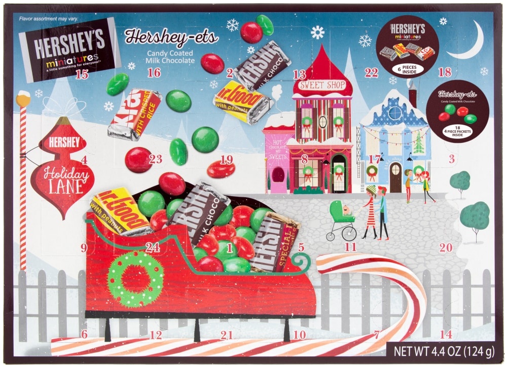 slide 1 of 1, Hershey's Mini Advent Calendar, 4.4 oz