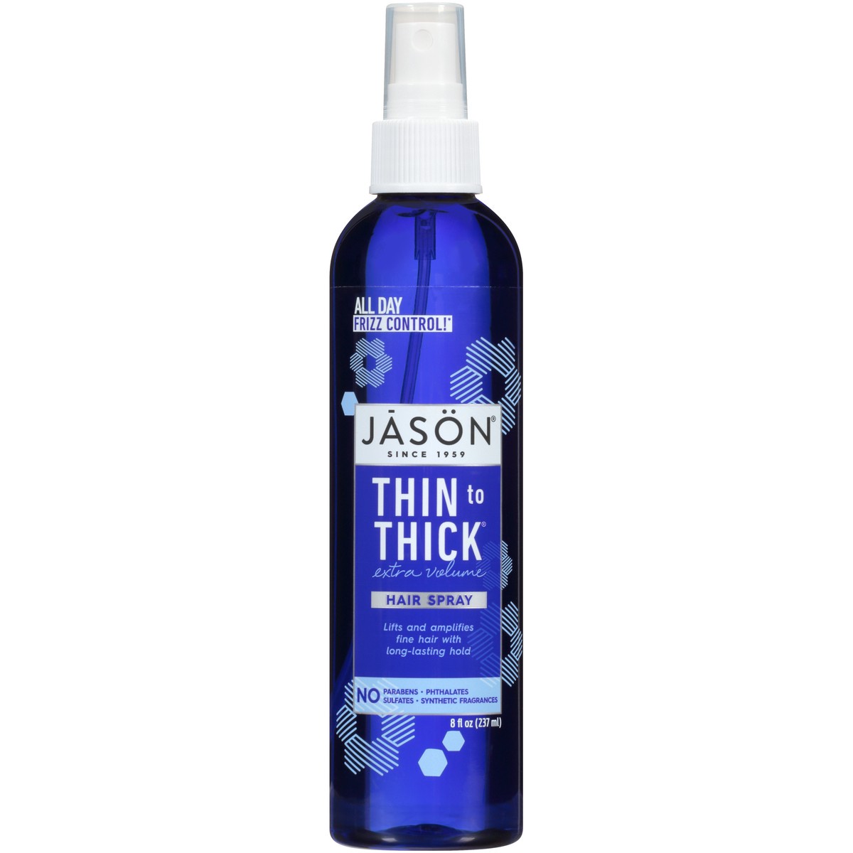 slide 1 of 11, Jason JĀSON Thin to Thick Extra Volume Hair Spray 8 fl. oz. Bottle, 8 fl oz