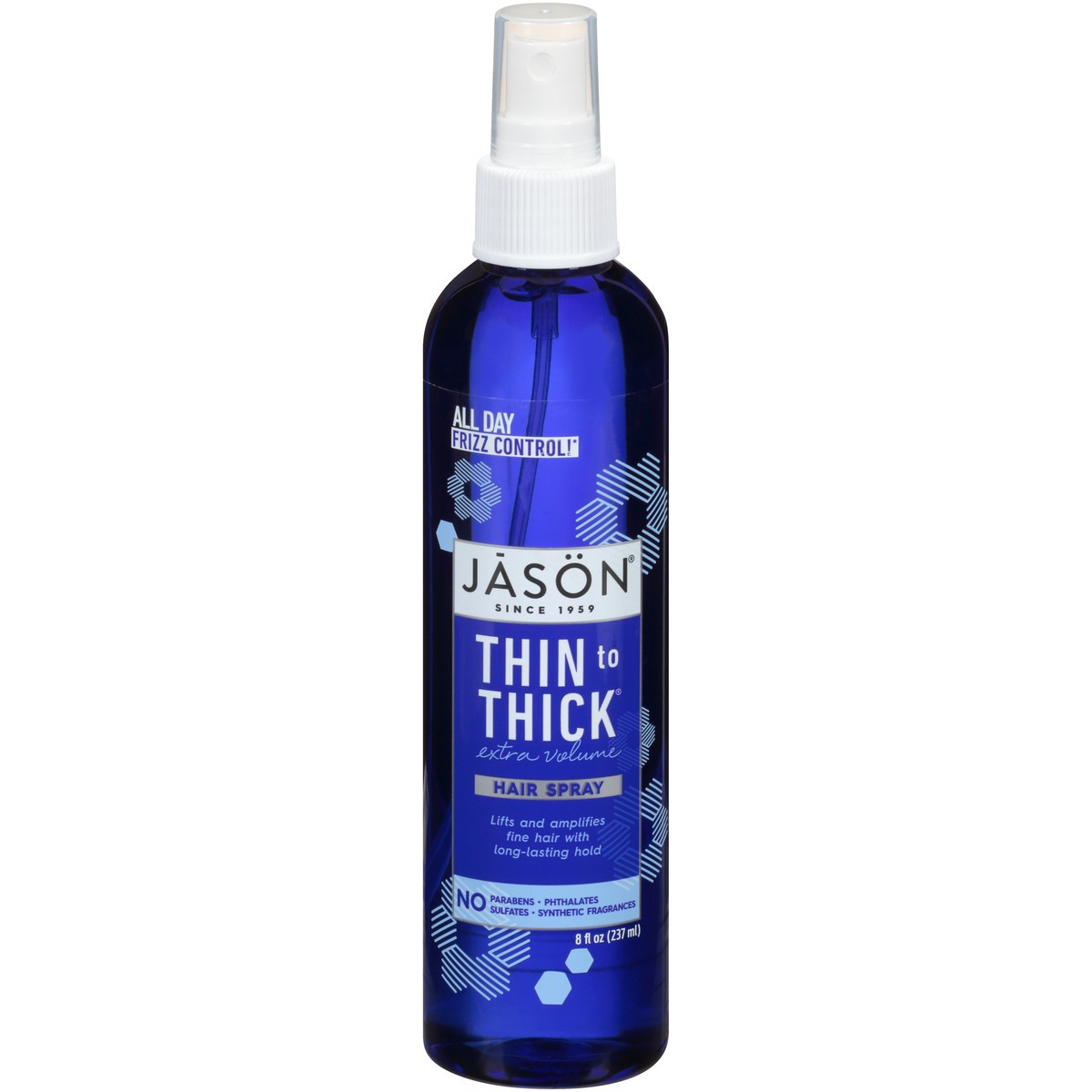 slide 1 of 11, Jason JĀSON Thin to Thick Extra Volume Hair Spray 8 fl. oz. Bottle, 8 fl oz