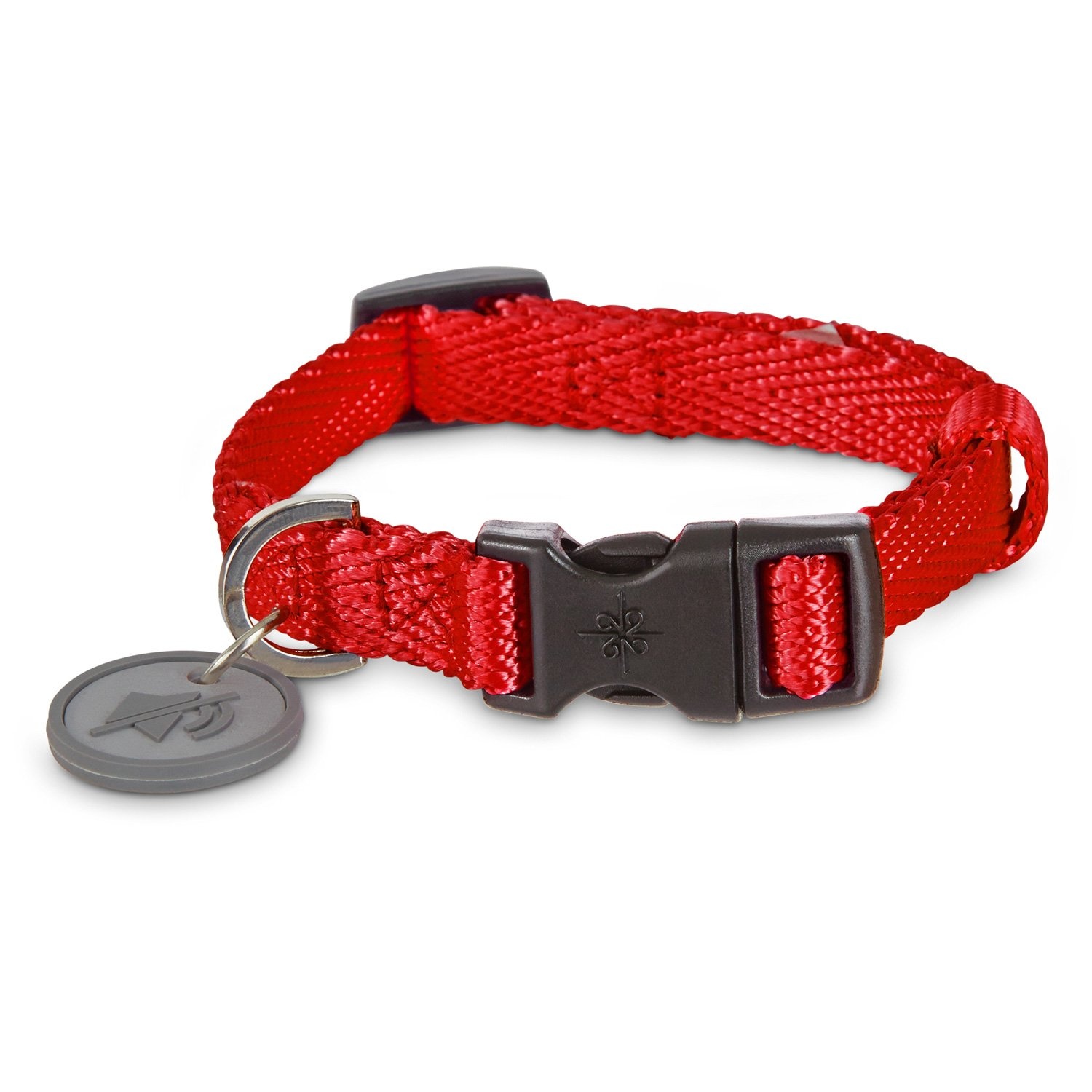 slide 1 of 1, Good2Go Adjustable Red Nylon Dog Collar, MED