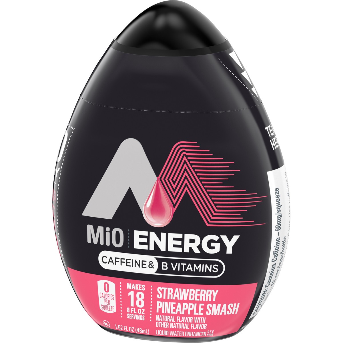 slide 4 of 9, mio Energy Strawberry Pineapple Flavored with other natural flavor Liquid Water Enhancer, 1.62 fl oz Bottle, 1.62 fl oz