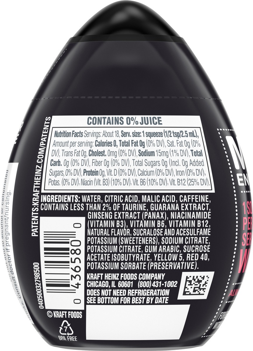 slide 5 of 9, mio Energy Strawberry Pineapple Flavored with other natural flavor Liquid Water Enhancer, 1.62 fl oz Bottle, 1.62 fl oz