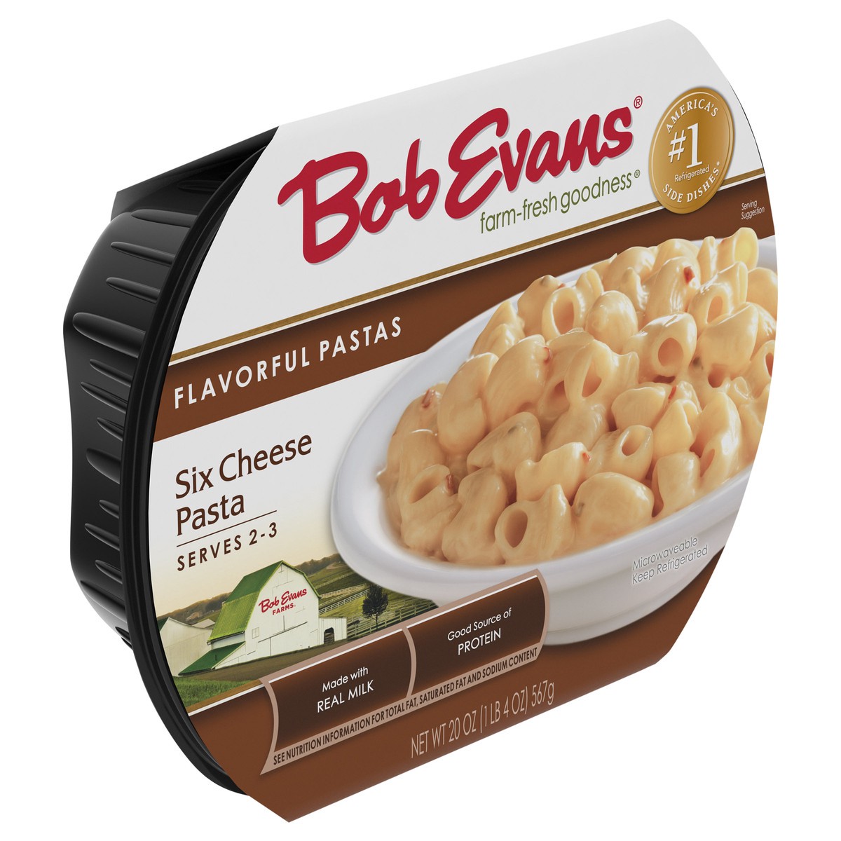 slide 2 of 9, Bob Evans Flavorful Pastas, Six Cheese, 20 oz, 20 oz