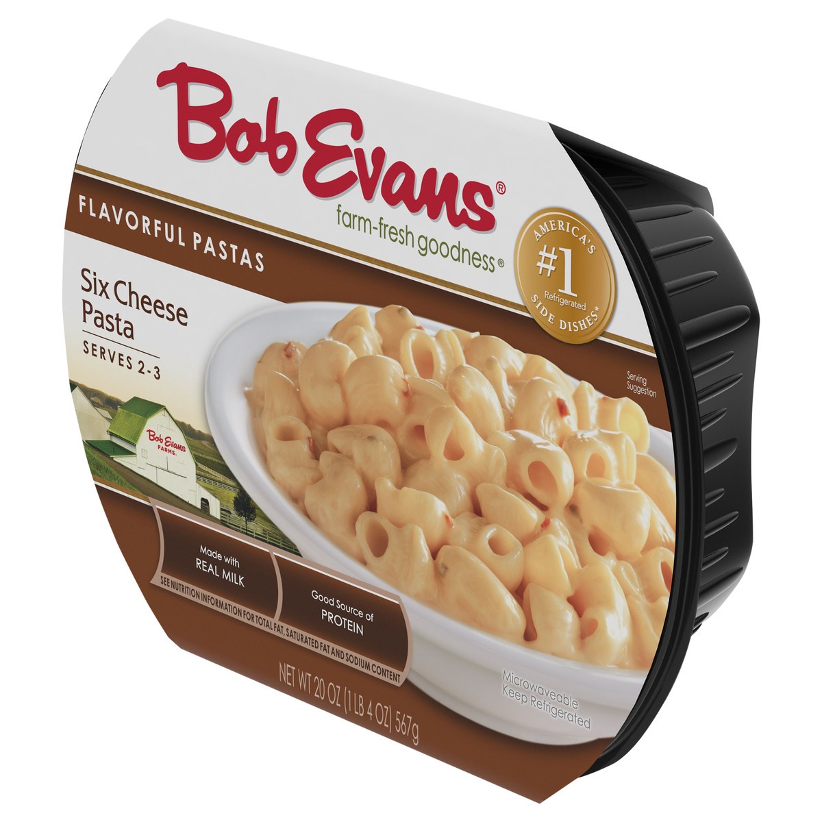 slide 9 of 9, Bob Evans Flavorful Pastas, Six Cheese, 20 oz, 20 oz