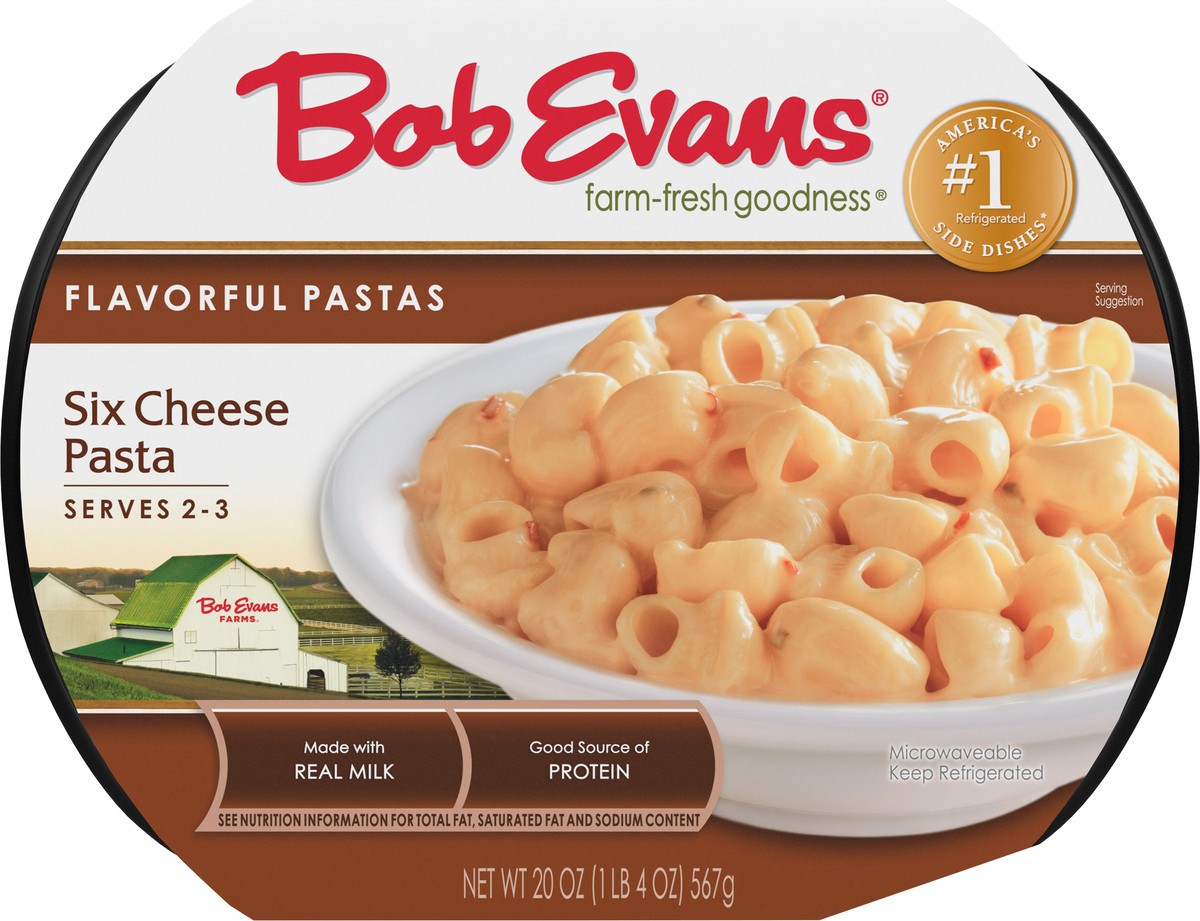 slide 5 of 9, Bob Evans Flavorful Pastas, Six Cheese, 20 oz, 20 oz
