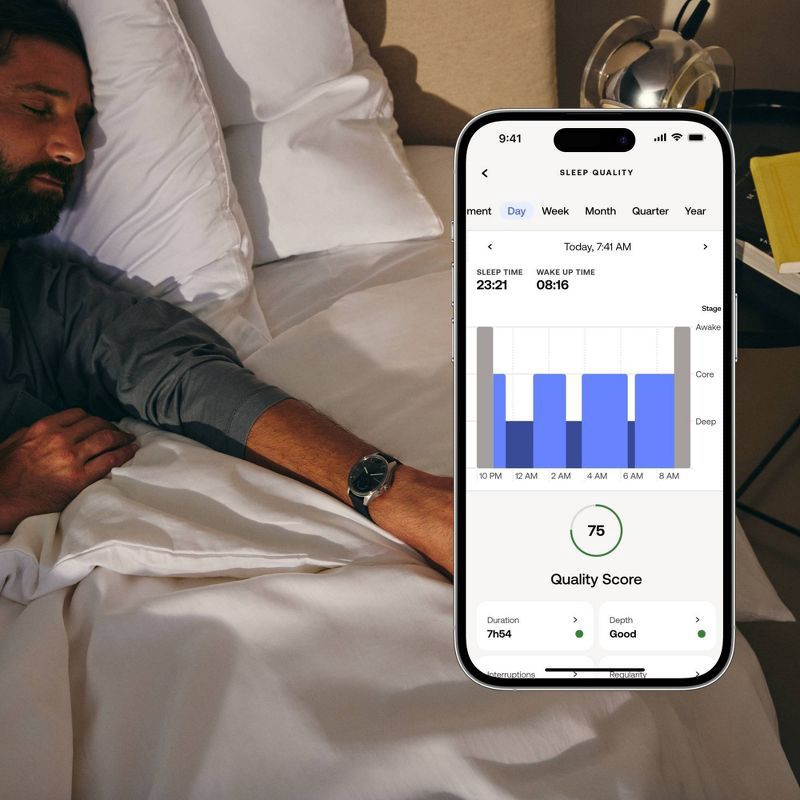 slide 8 of 10, Withings ScanWatch 2 - 42mm Black, 1 ct